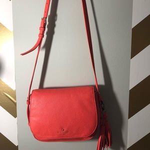 Cross body coral Kate spade bag